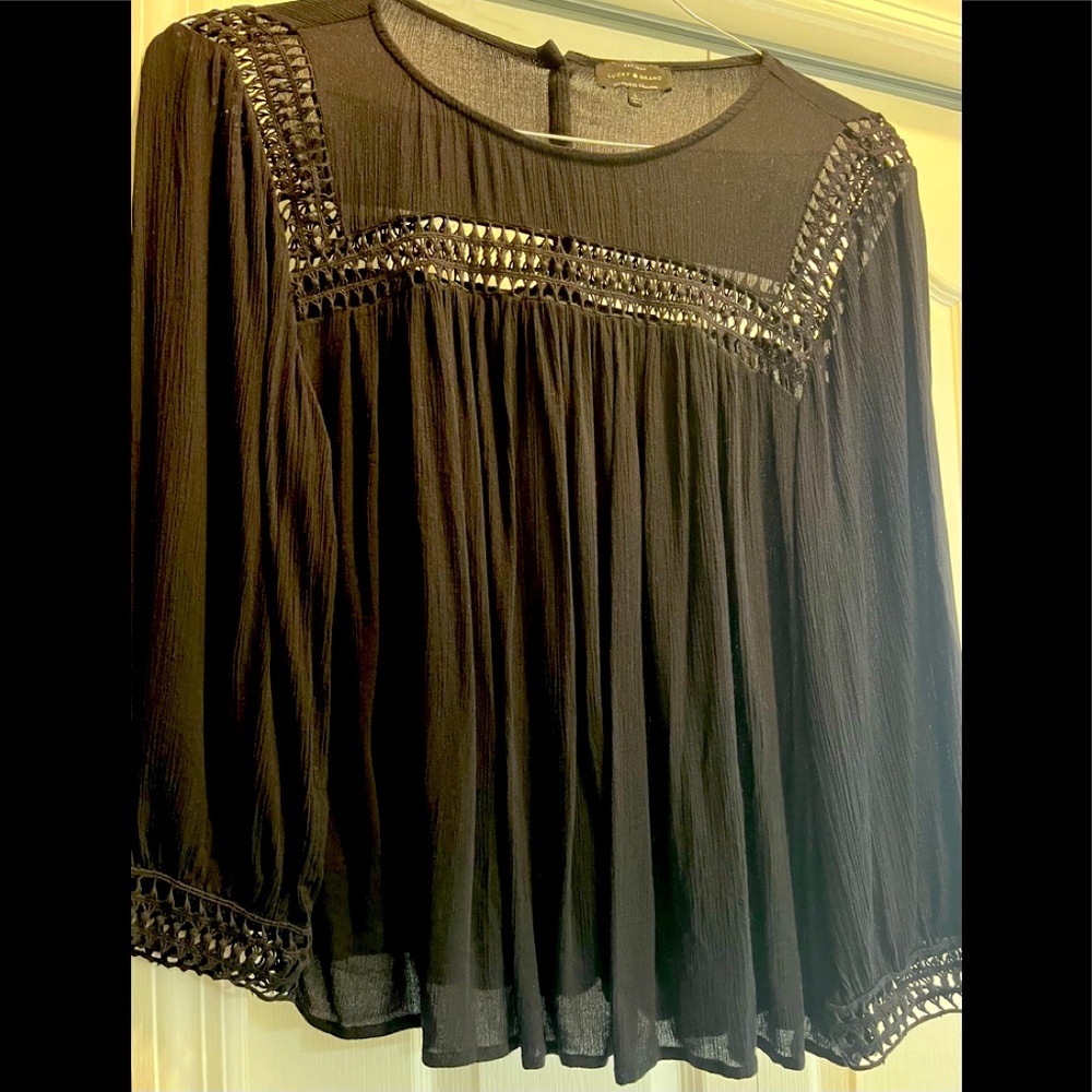 Lucky Brand Black Blouse